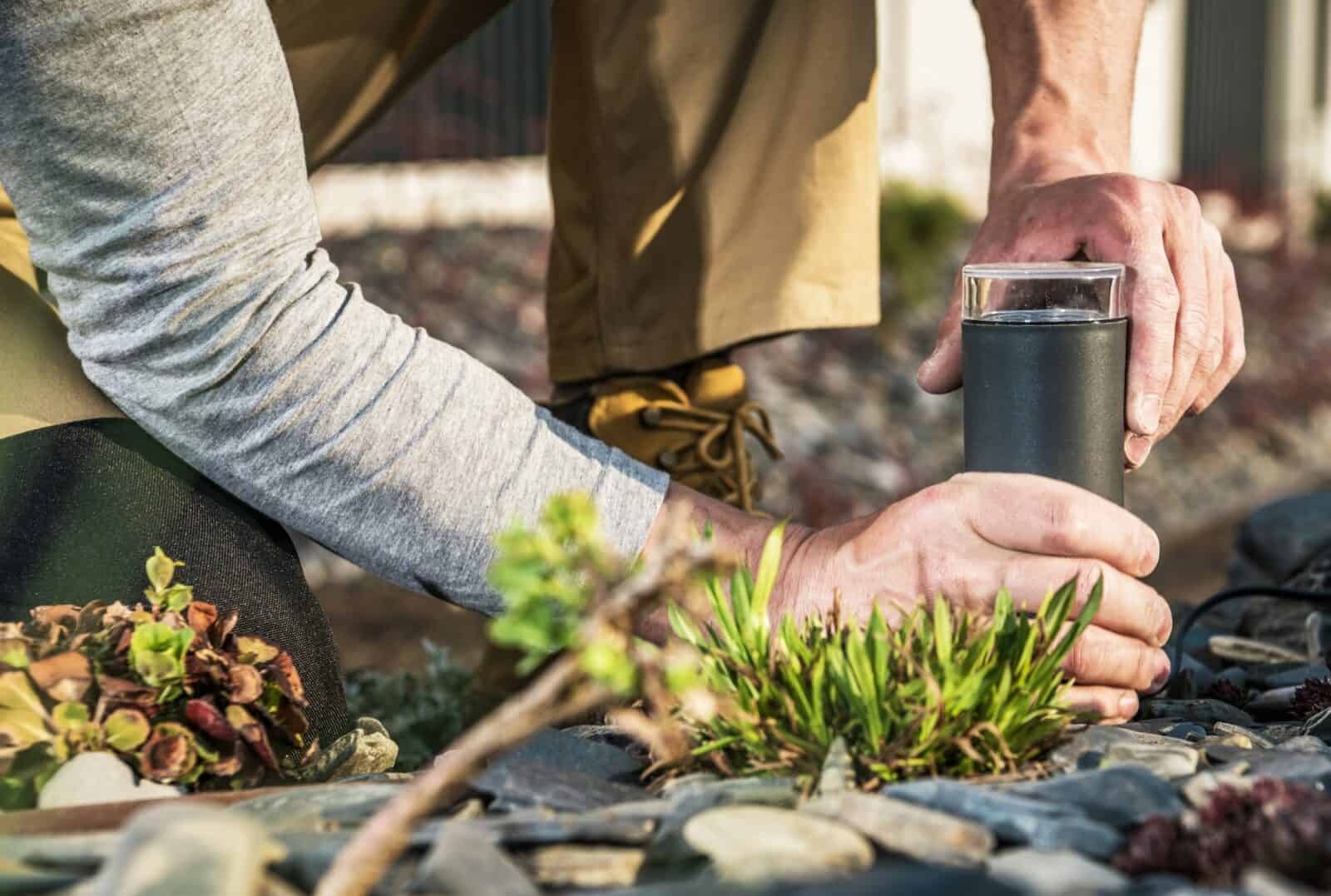 Garden Lamp Installation Process