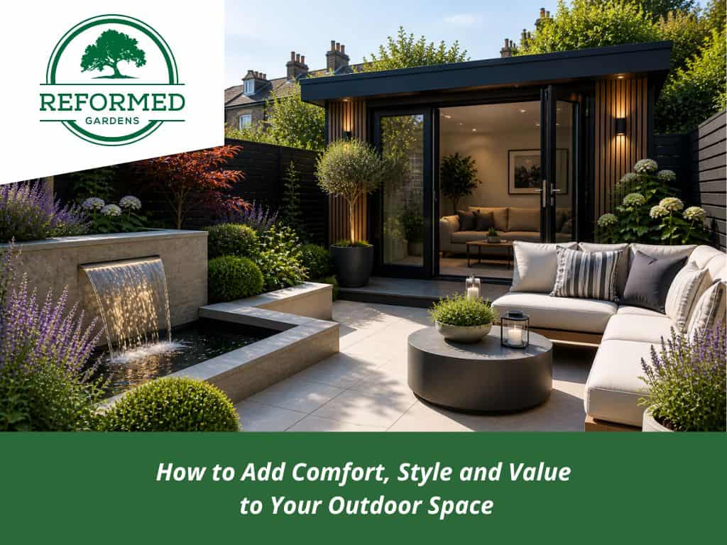 Garden Rooms and Water Features in Mill Hill
